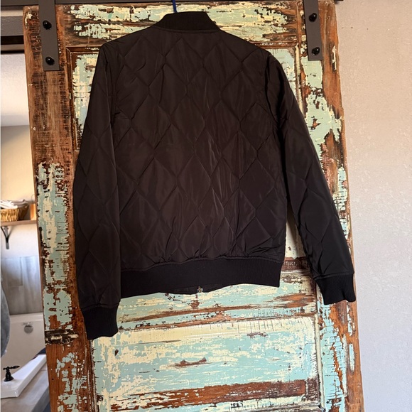 Kimes Ranch Marino Black Quilted Bomber Jacket - Picture 2 of 4